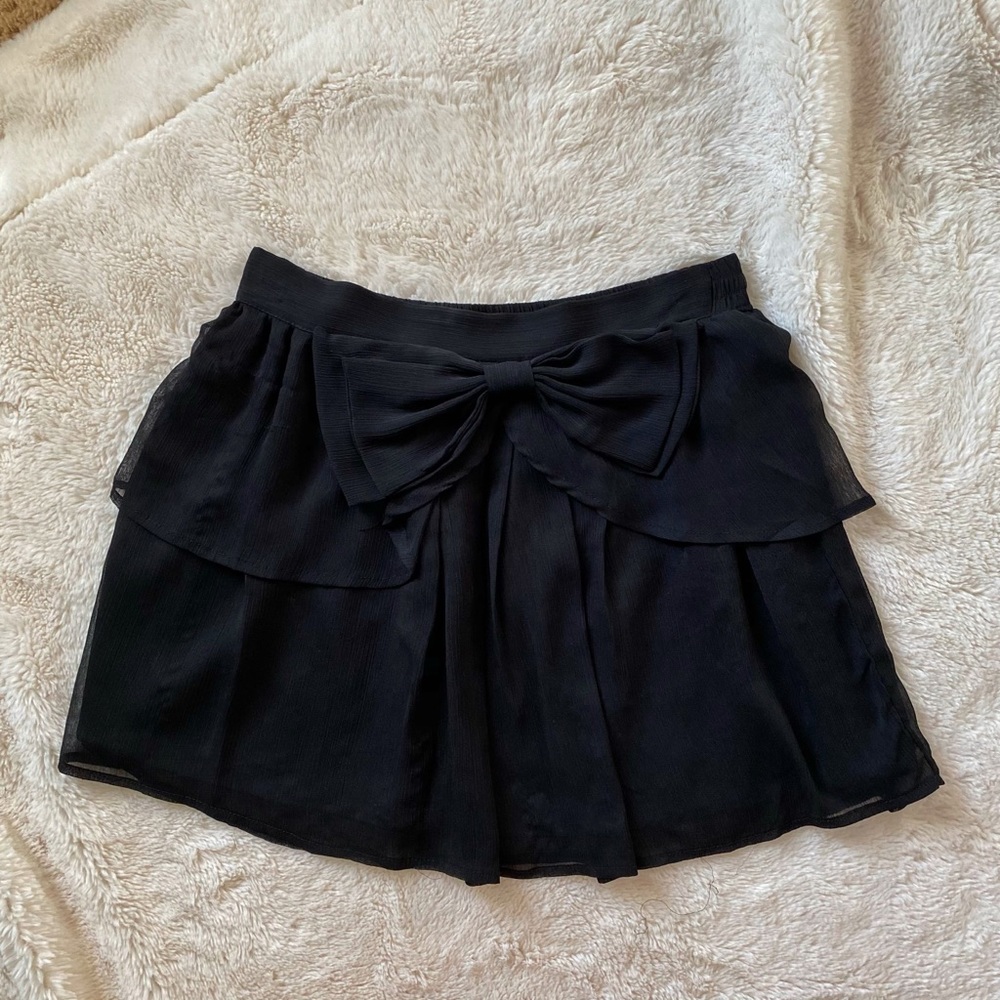 Black Bow Skirt - Steve Madden